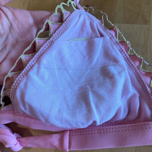 Luli Fama Bendita Luz Hearts Triangle Top and Full Bottom - Picture 6 of 12